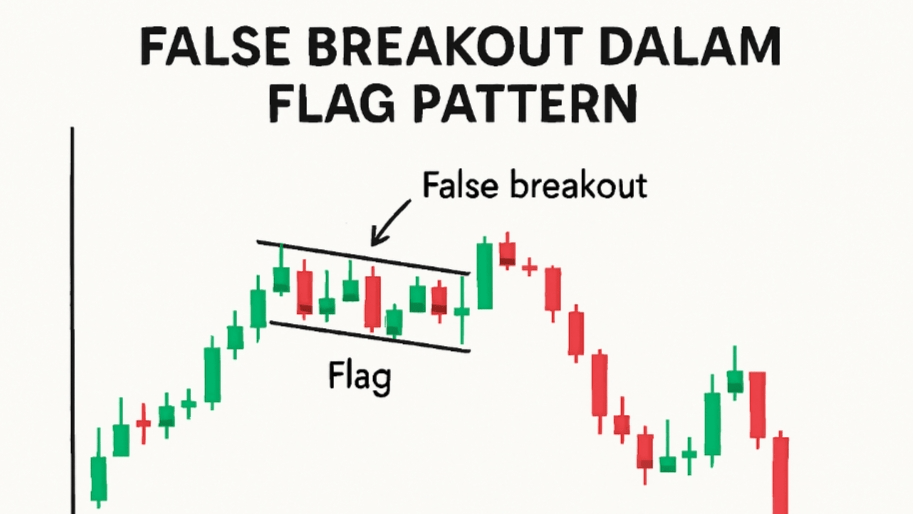 False Breakout dalam Flag Pattern