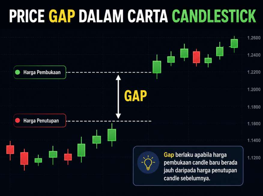 Price Gap Dalam Candlestick Trading