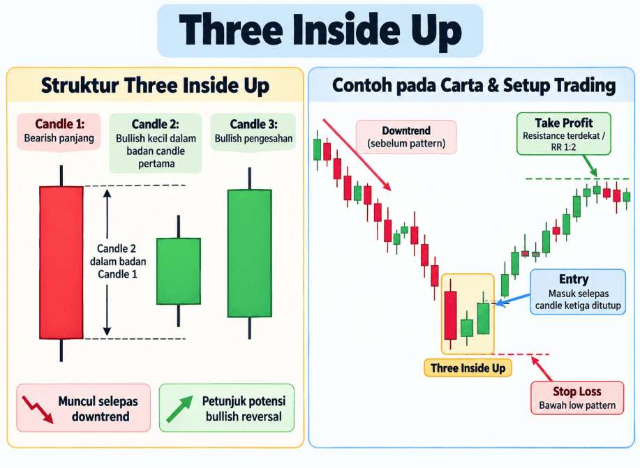 three Inside Up Candlestick pattern