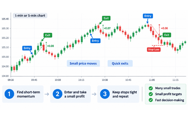 Scalping is one of the strategies for day trading. - Ultima Markets